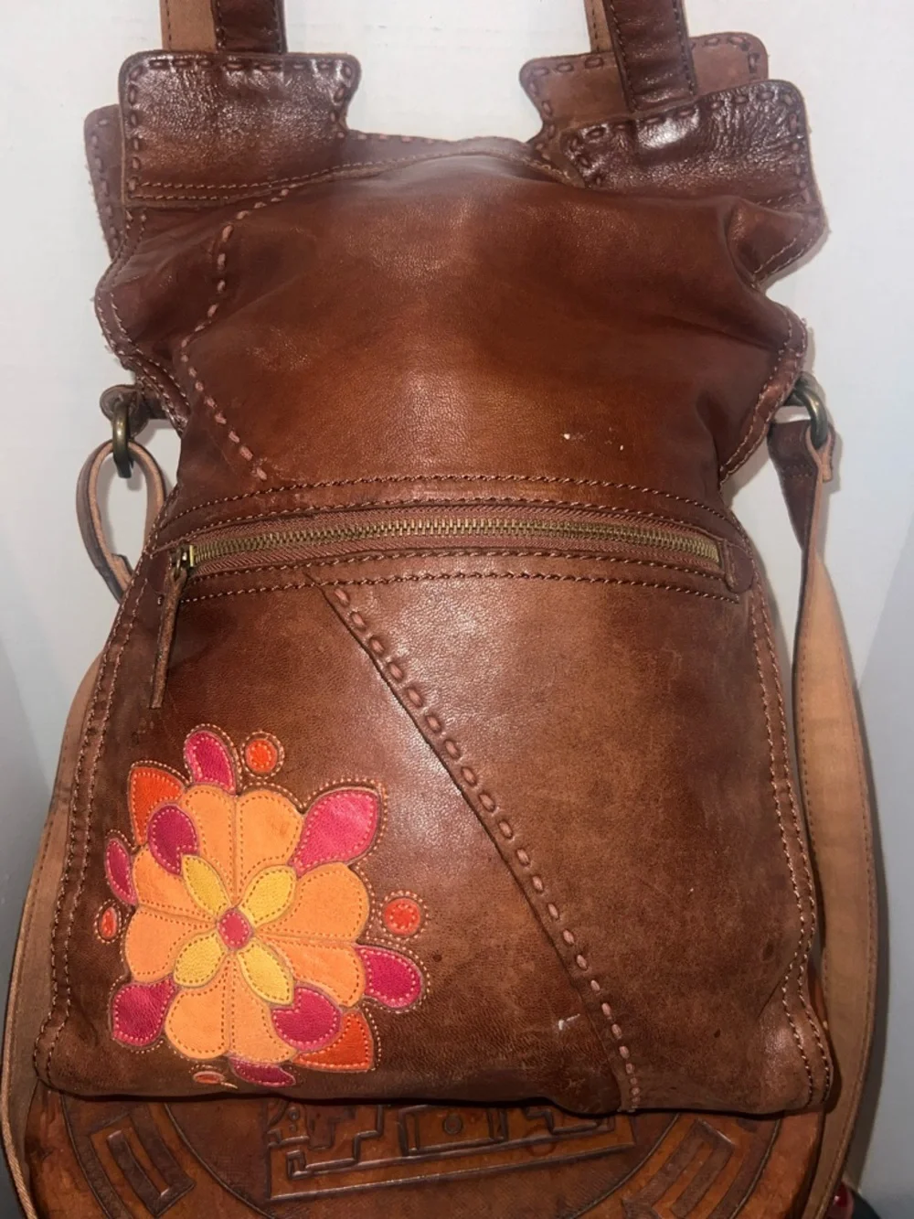 LUCKY BRAND Abbey Road Hippie Foldover Bag - Picture 1 of 12